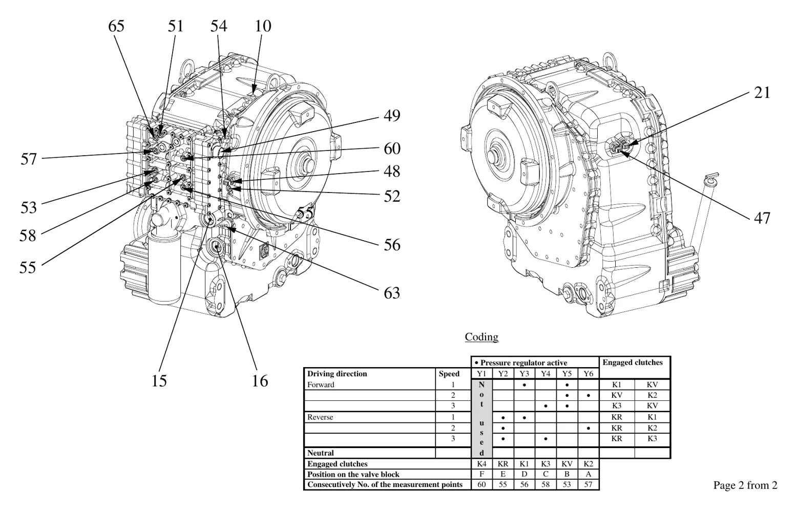 ZF 3WG-116 · 131 · 161 · 171 — transmissão, foto do produto 3