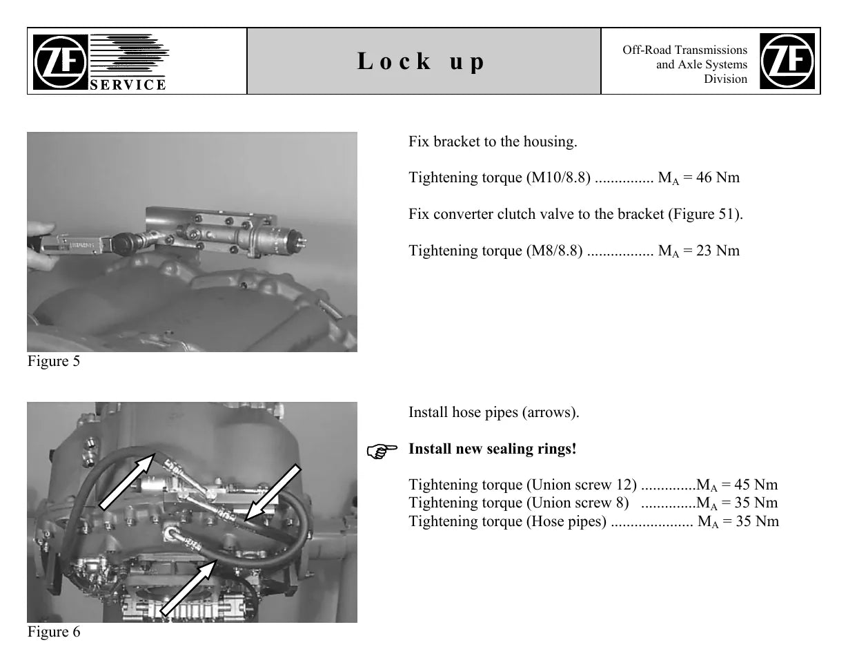 MANUAL DE SERVIÇO TRANSMISSÃO - 4 / 6WG-130 / 160 - ZF – ERGOPOWER — diagrama técnico