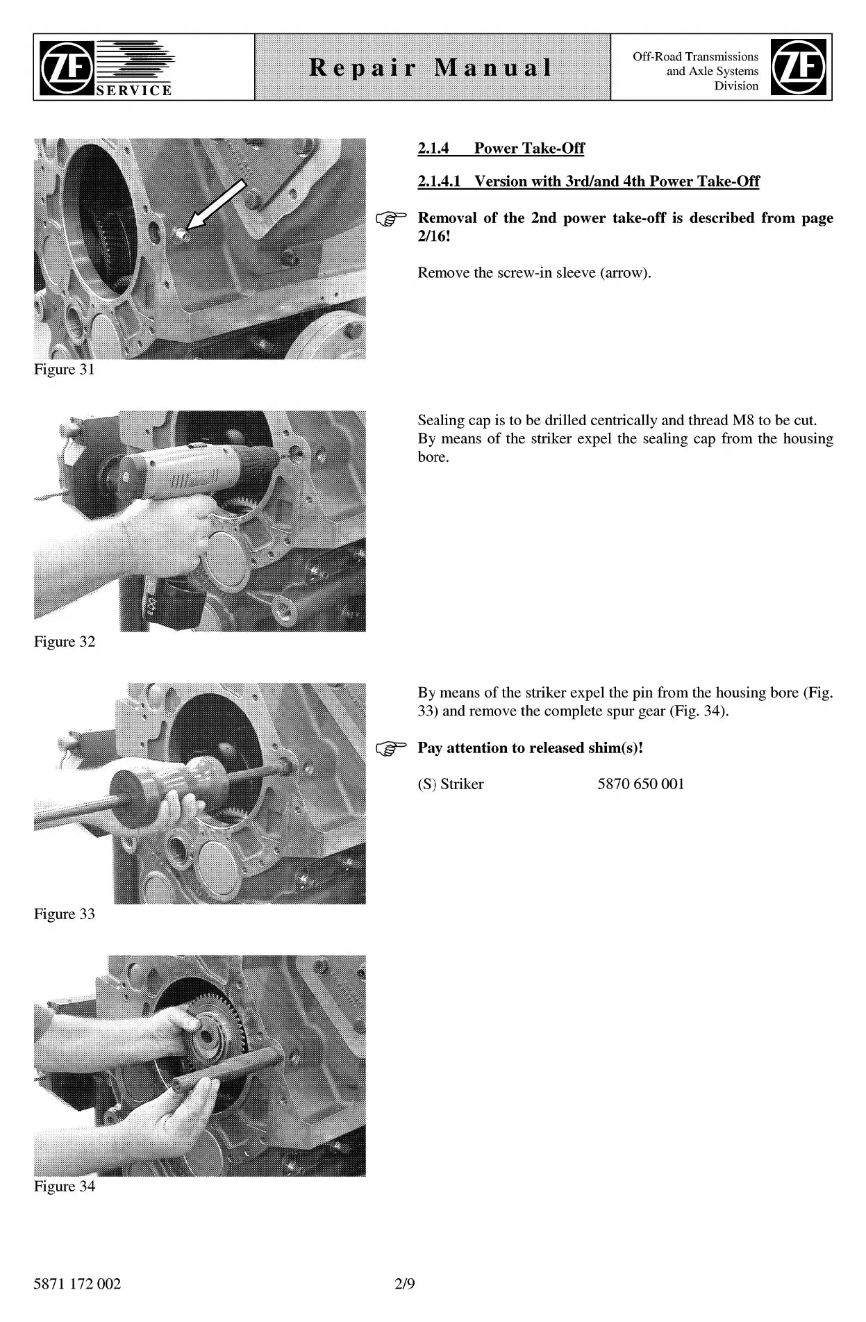 MANUAL DE SERVIÇO TRANSMISSÃO - 4WG-310 - ZF – ERGOPOWER — diagrama técnico