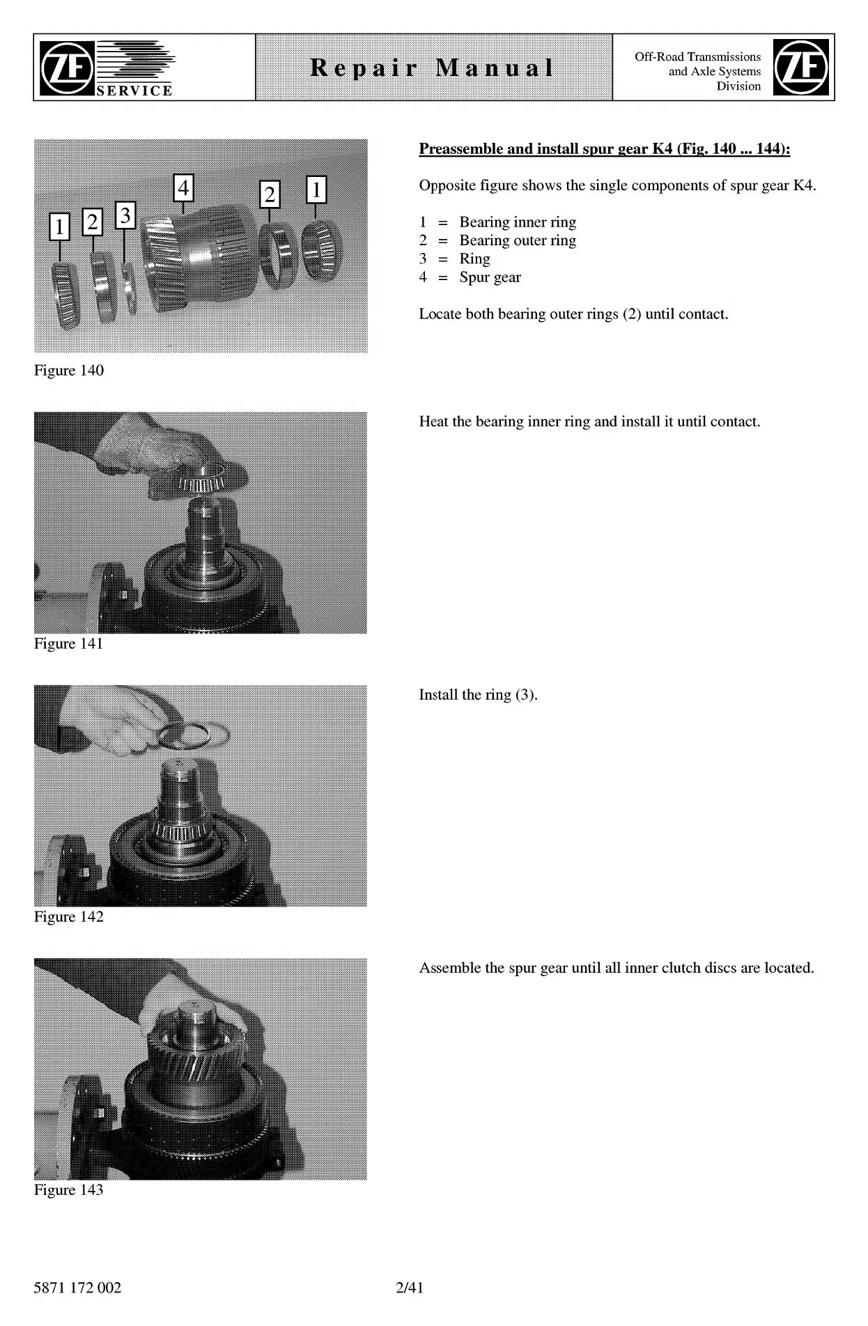 MANUAL DE SERVIÇO TRANSMISSÃO - 4WG-310 - ZF – ERGOPOWER — diagrama técnico