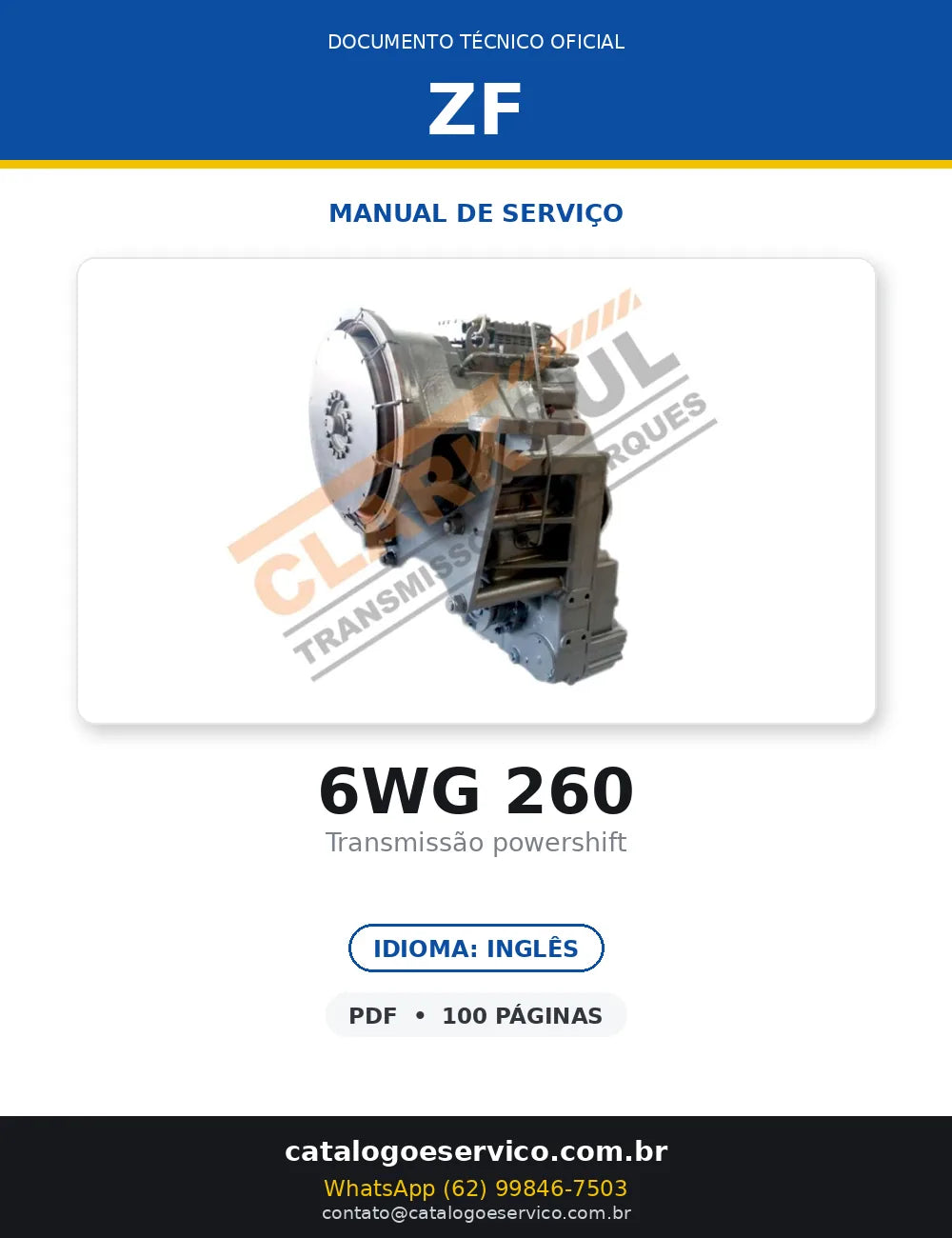 ZF 6WG-260 — transmissão, foto do produto 1