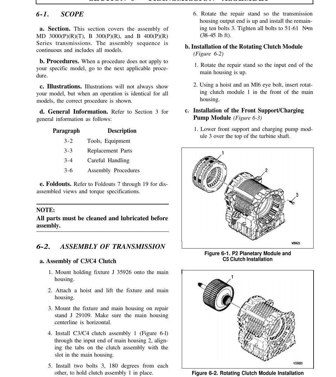 Manual de Serviço Transmissão Allison MD 3060 3066 3070PT 3560 e B300 B400 (1998) - página estratégica 2