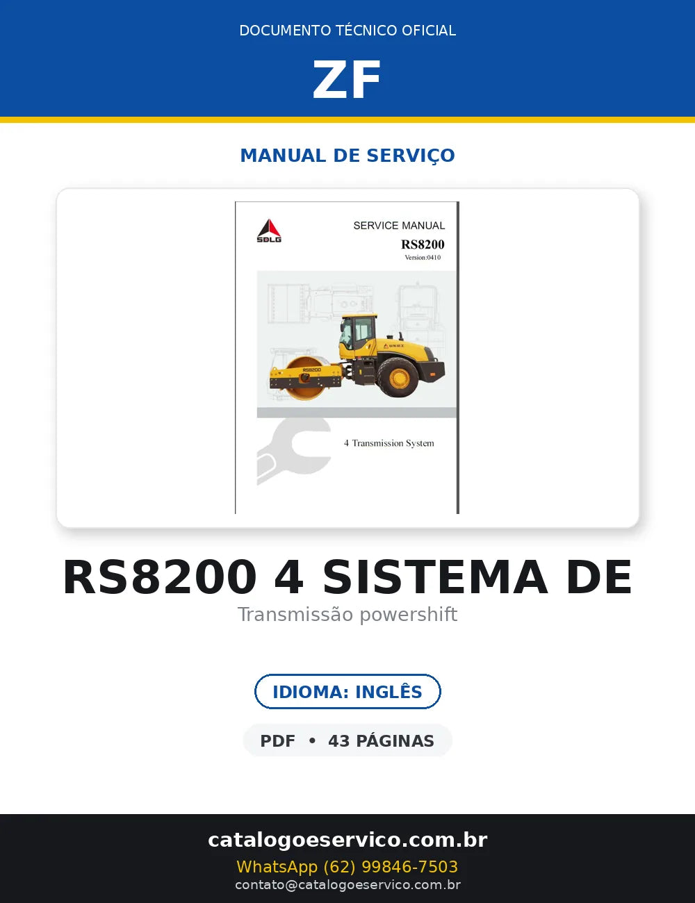 RS8200 · 4 Sistema DE Transmissão — transmissão, foto do produto 1