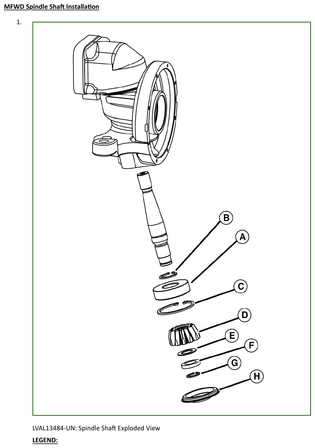 Manual de Serviço John Deere 3033R, 3038R, 3039R, 3045R e 3046R — ilustração técnica 3