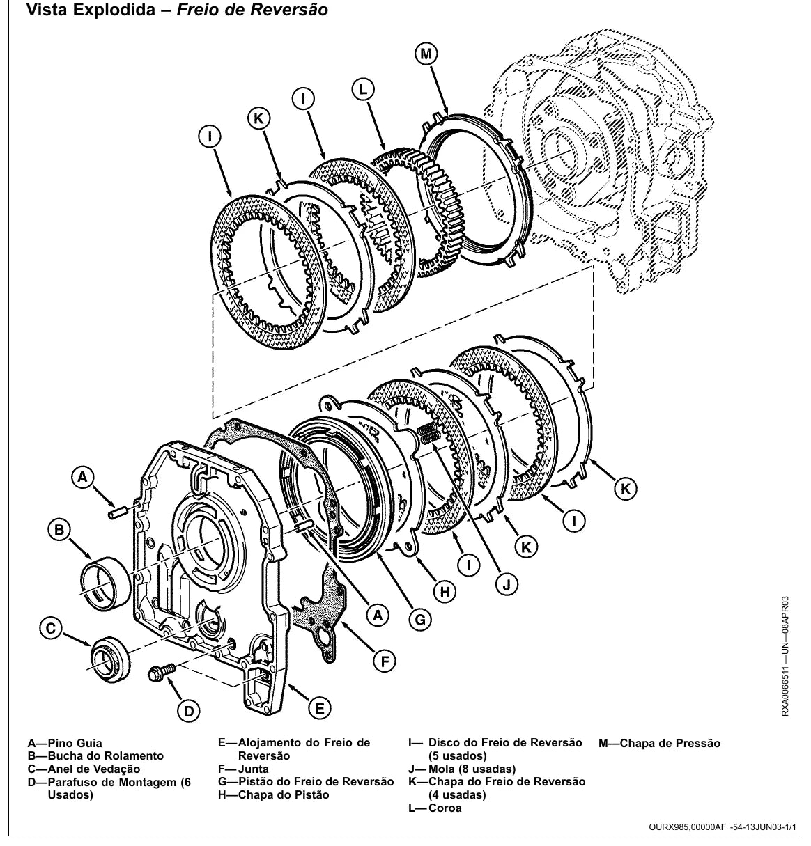 Manual de Reparação John Deere 7185J 7195J 7205J 7210J 7225J — diagrama técnico