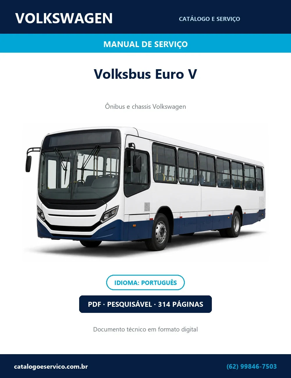Manual de Serviço Volksbus Euro V Unidade Lógica LU — capa