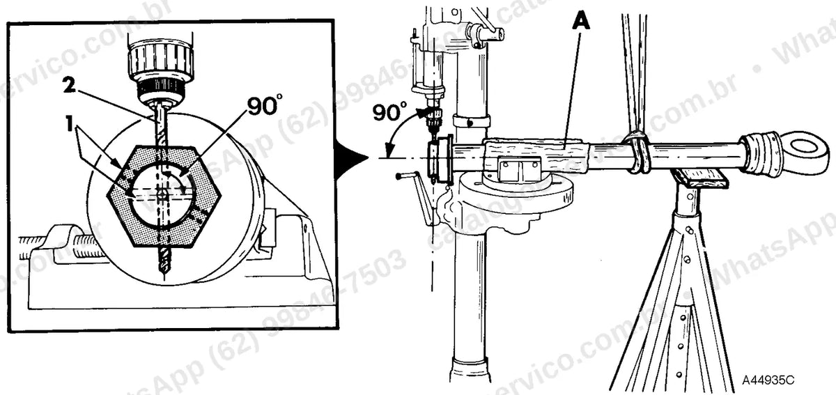 Manual de serviço Volvo A20 e A20 6x4: ilustração técnica 3