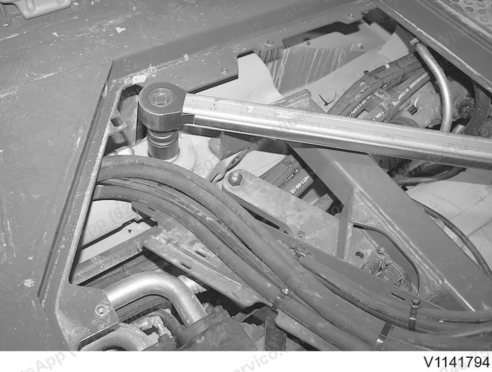 Manual de serviço Volvo A25F: ilustração técnica 4