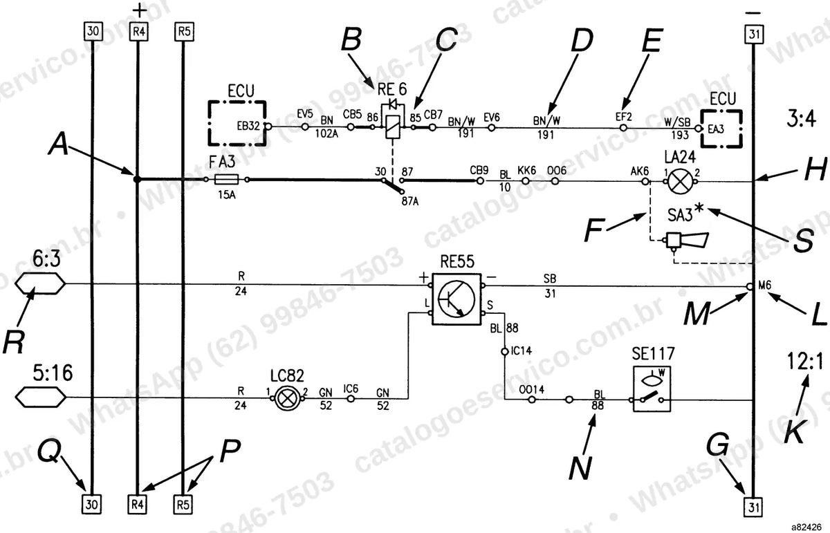 Manual de serviço Volvo A30: ilustração técnica 2