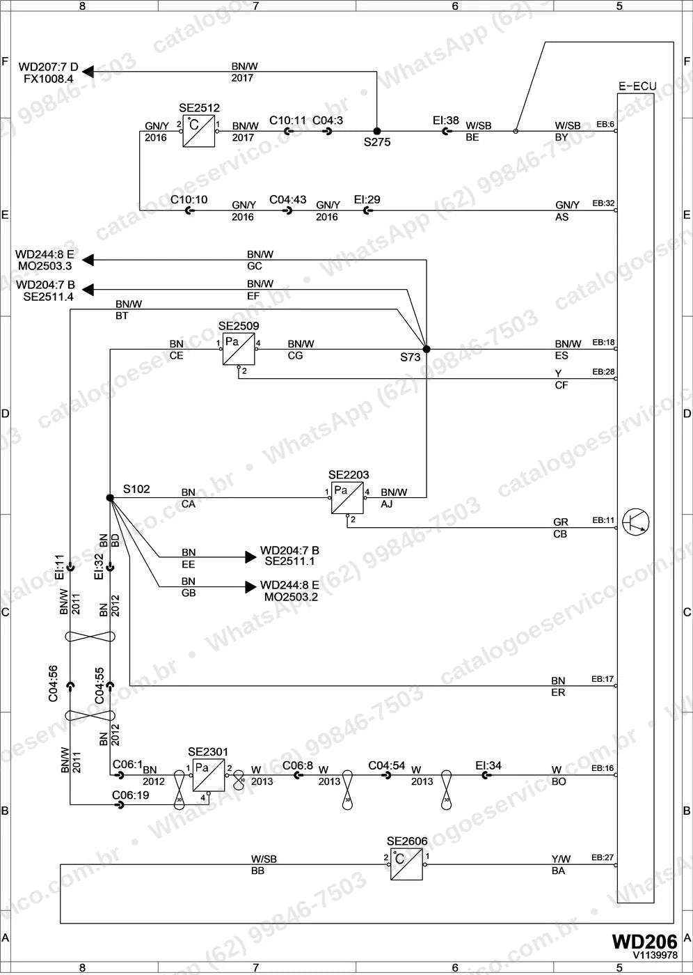 Manual de serviço Volvo A30F: ilustração técnica 3