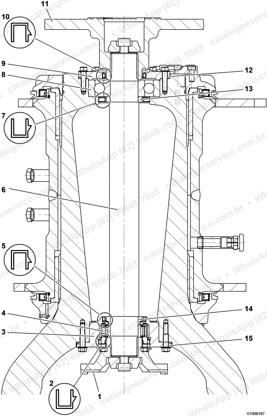 Manual de serviço Volvo A35D: ilustração técnica 4
