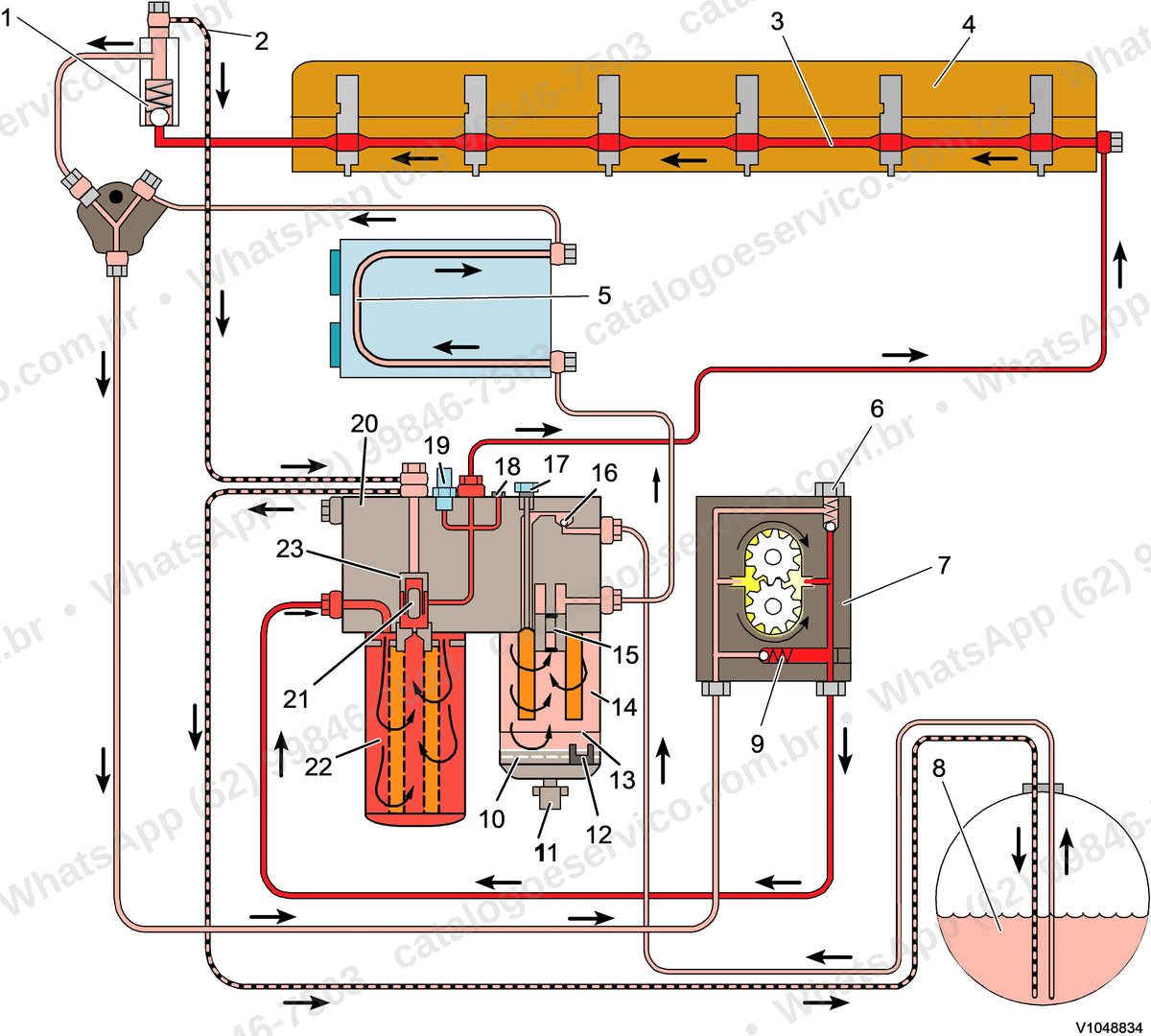 Manual de serviço Volvo A40E e A40E FS: ilustração técnica 4
