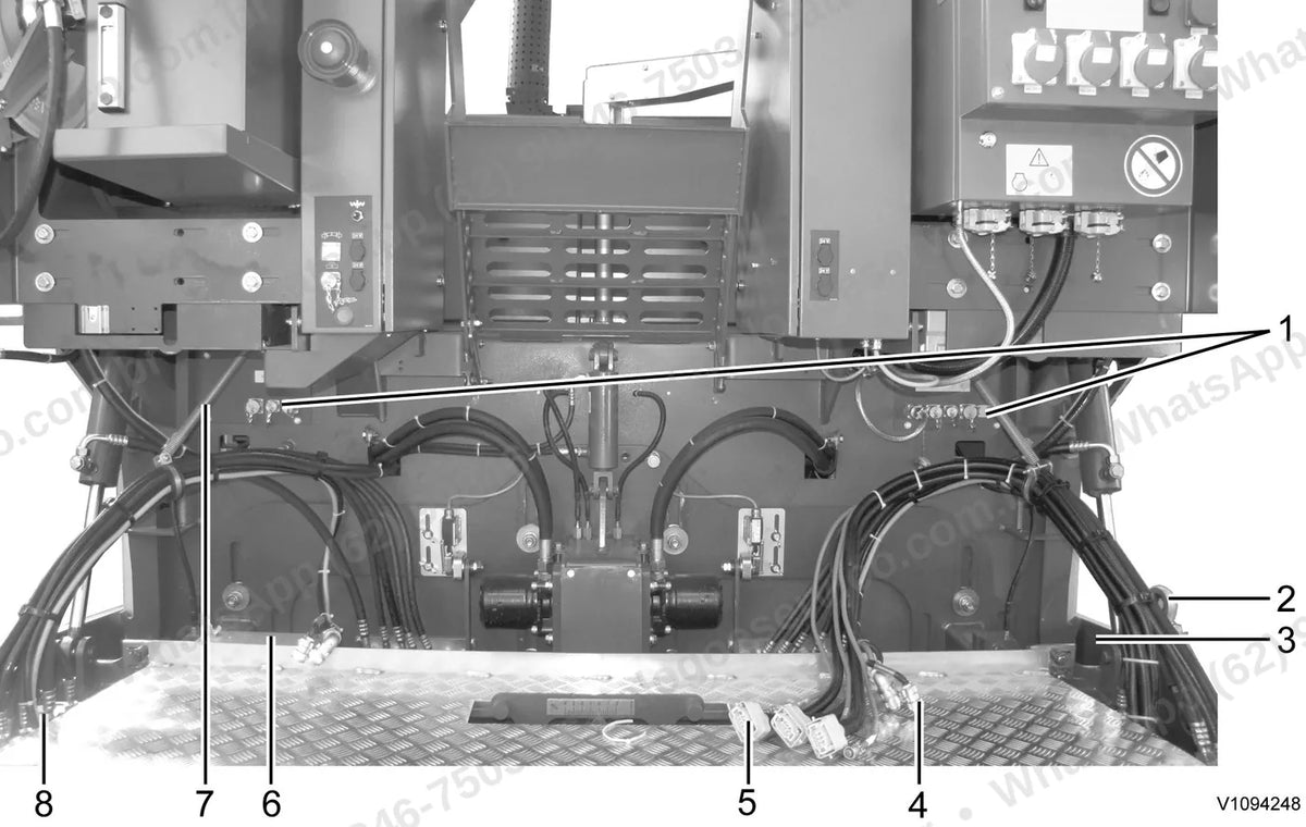 Manual de serviço Volvo ABG325: ilustração técnica 2