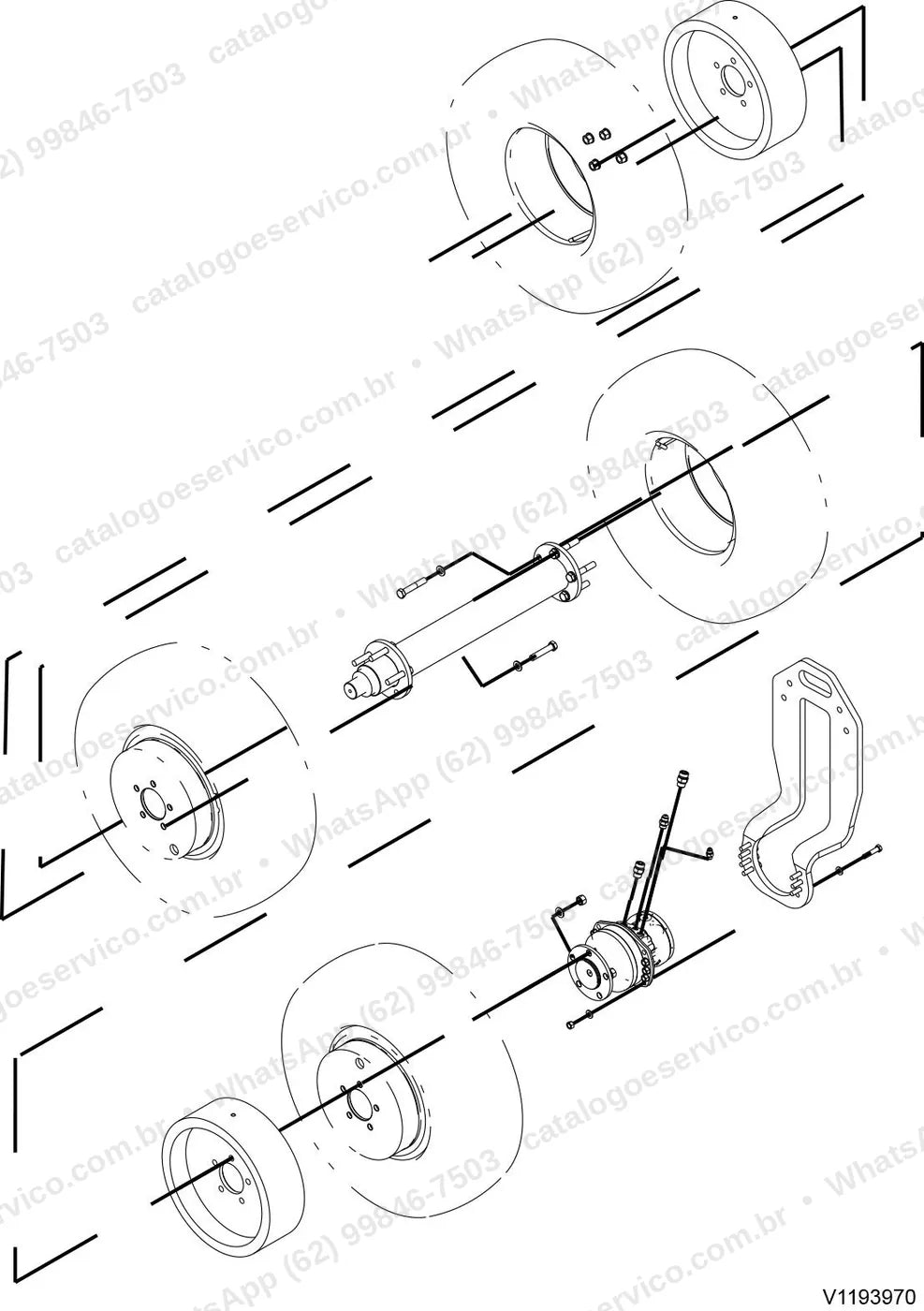 Manual de serviço Volvo CR35B: ilustração técnica 3