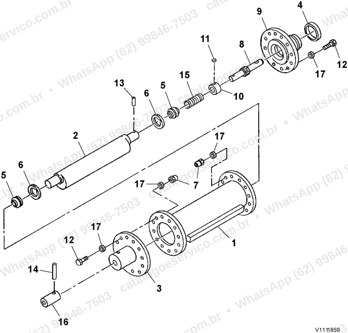 Manual de serviço Volvo DD100: ilustração técnica 4