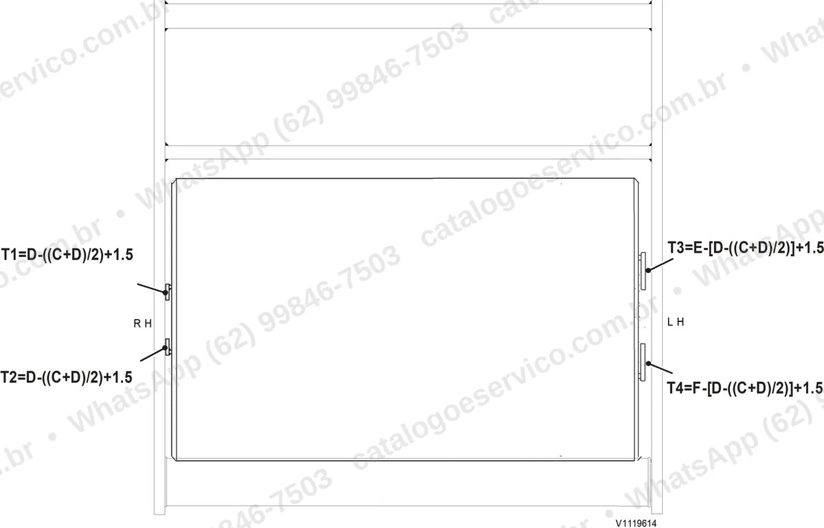 Manual de serviço Volvo DD100B: ilustração técnica 4