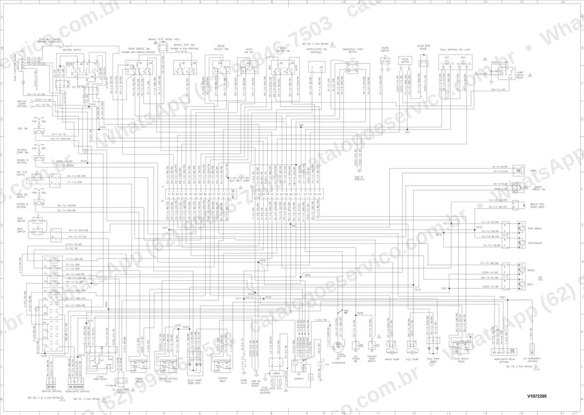 Manual de serviço Volvo DD38HF: ilustração técnica 1