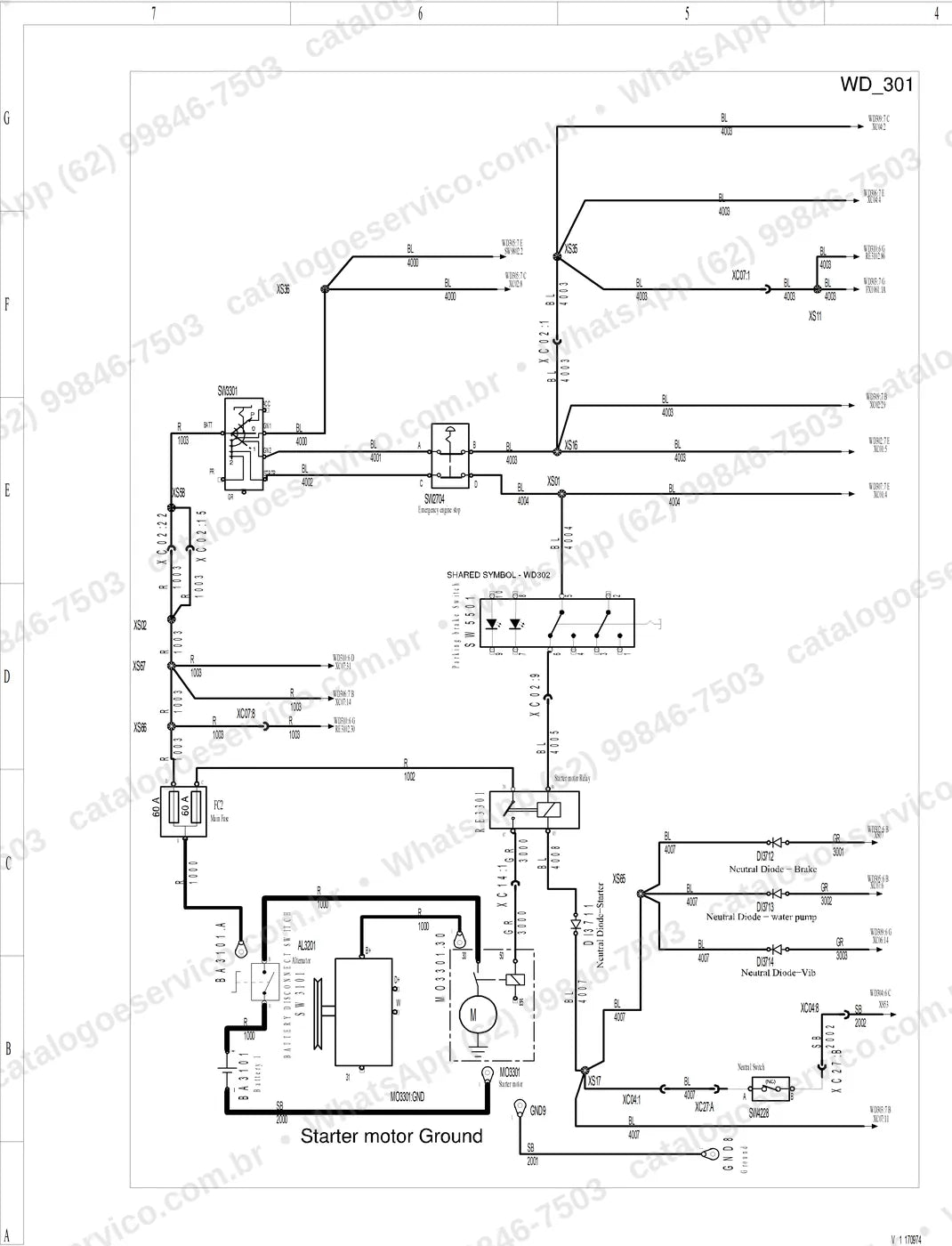 Manual de serviço Volvo DD90B: ilustração técnica 2