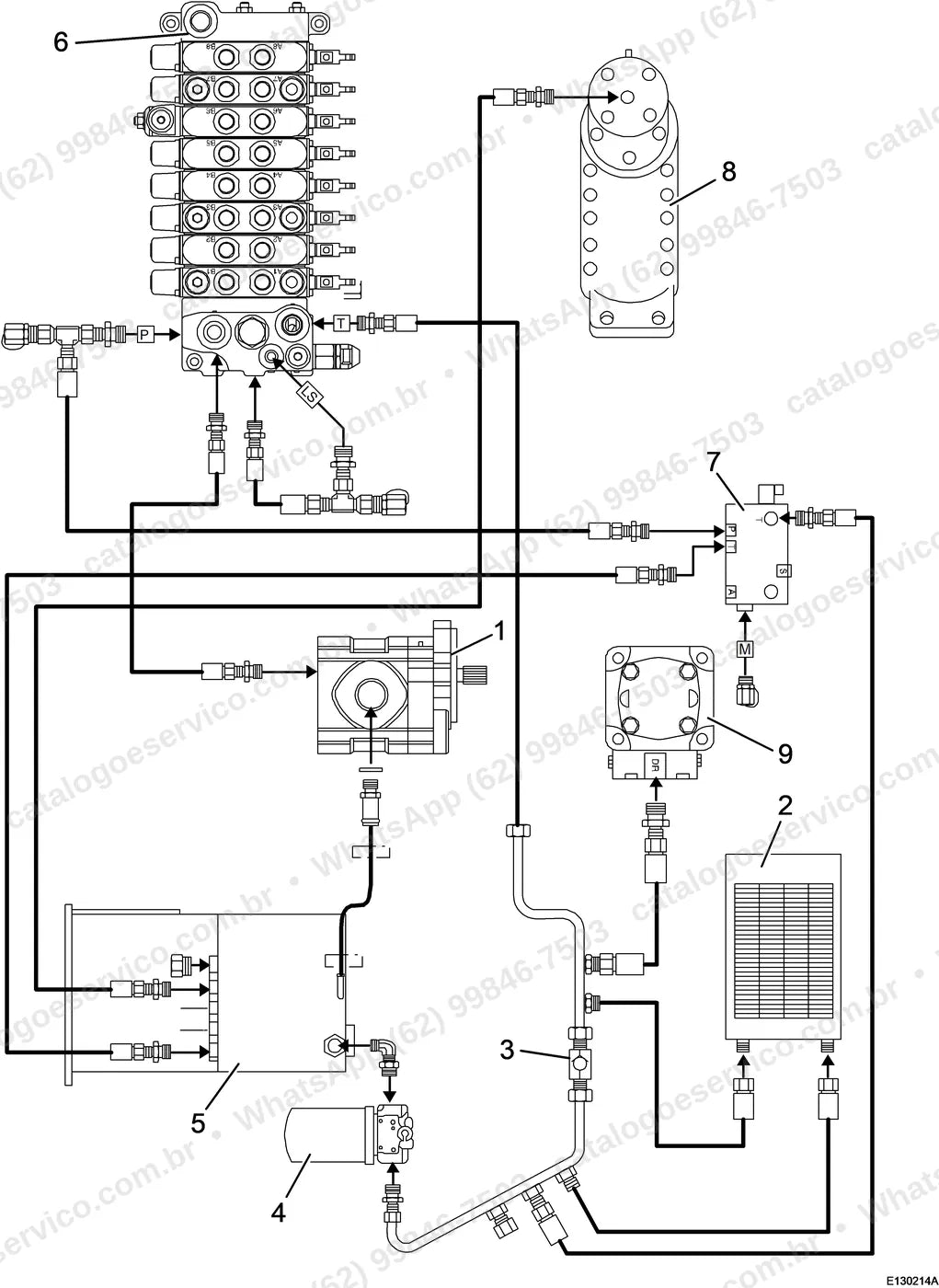 Manual de serviço Volvo EC13 (XR, XTV): ilustração técnica 4