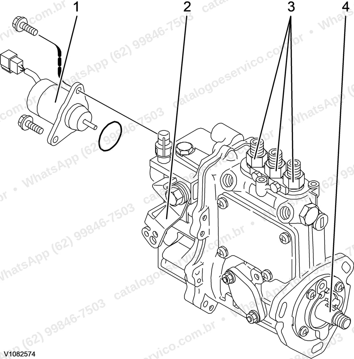 Manual de serviço Volvo EC15C: ilustração técnica 4