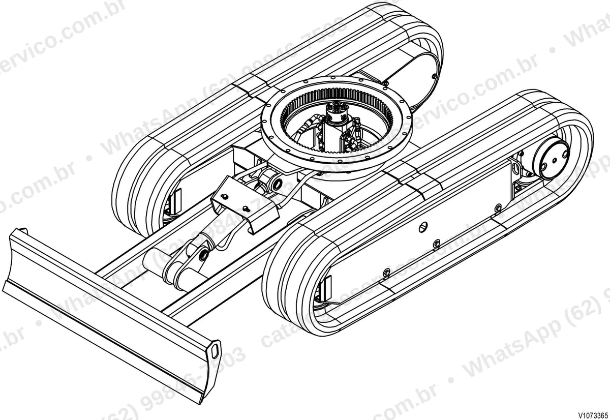 Manual de serviço Volvo EC15E: ilustração técnica 3