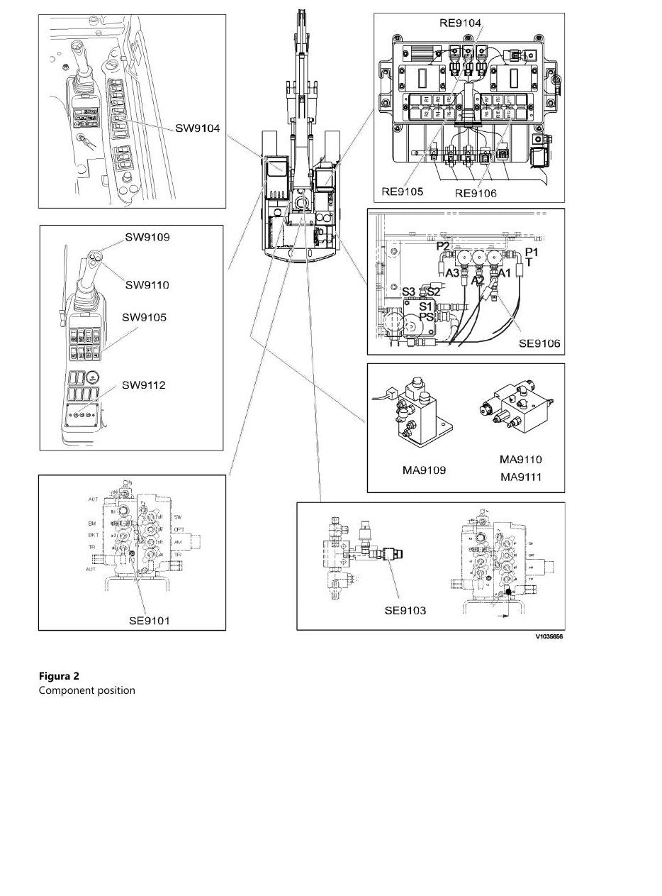 Manual de Serviço Volvo EC160B LC — Escavadeira Volvo EC160B LC: motor, hidráulica, giro, translação e - print 1