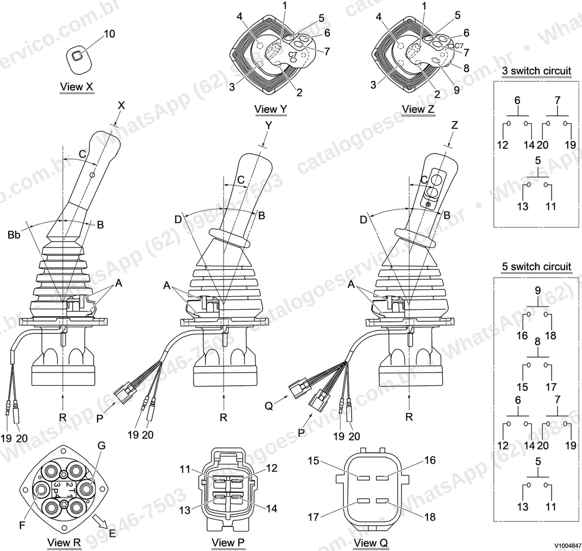 Manual de serviço Volvo EC200B: ilustração técnica 1