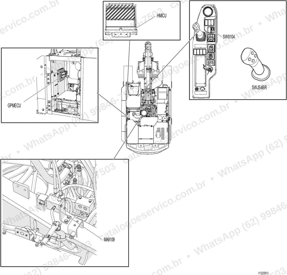 Manual de serviço Volvo EC210F 3: ilustração técnica 3