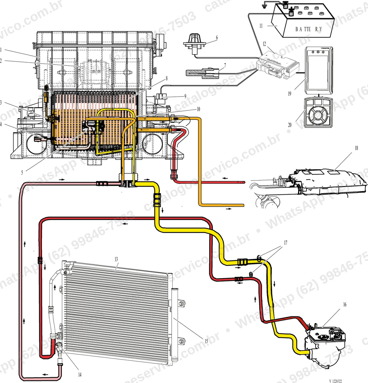 Manual de serviço Volvo EC230 Electric: ilustração técnica 3