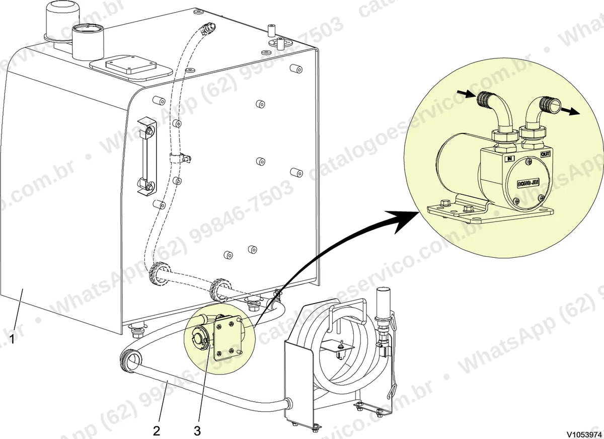 Manual de serviço Volvo EC235C (LD, NL): ilustração técnica 4