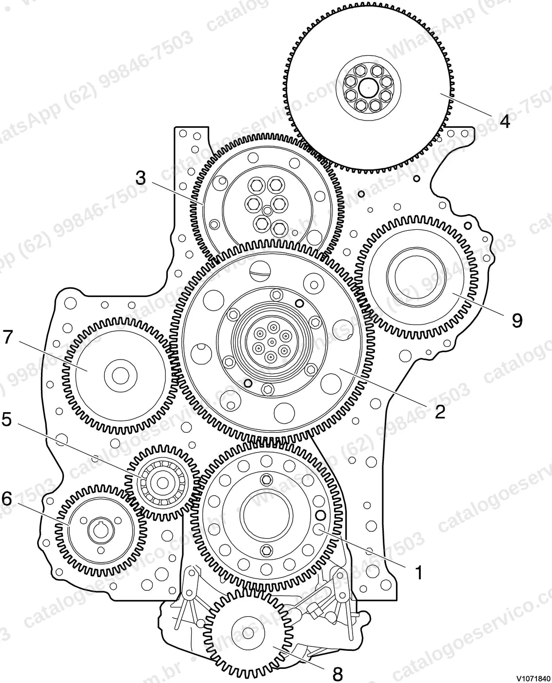 Manual de serviço Volvo EC480E (HR, L, LD, LHDC, LR, LS): ilustração técnica 2