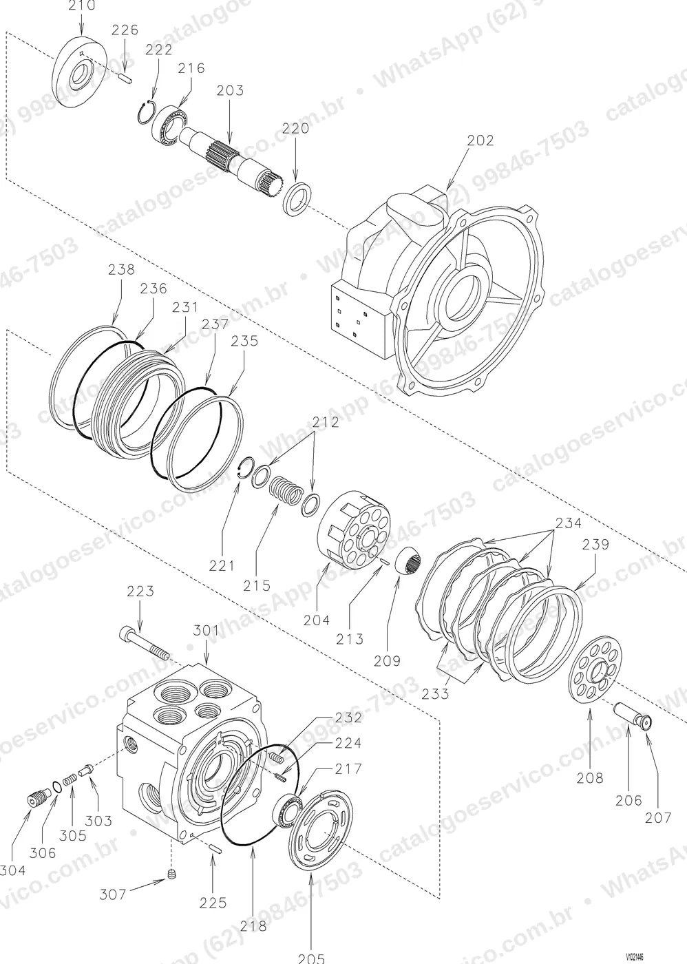 Manual de serviço Volvo EC55D e EC55D AG: ilustração técnica 4