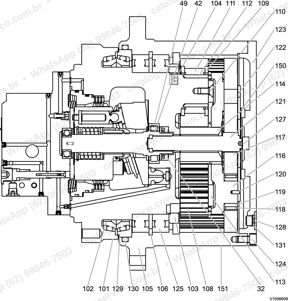 Manual de serviço Volvo ECR145D L: ilustração técnica 3