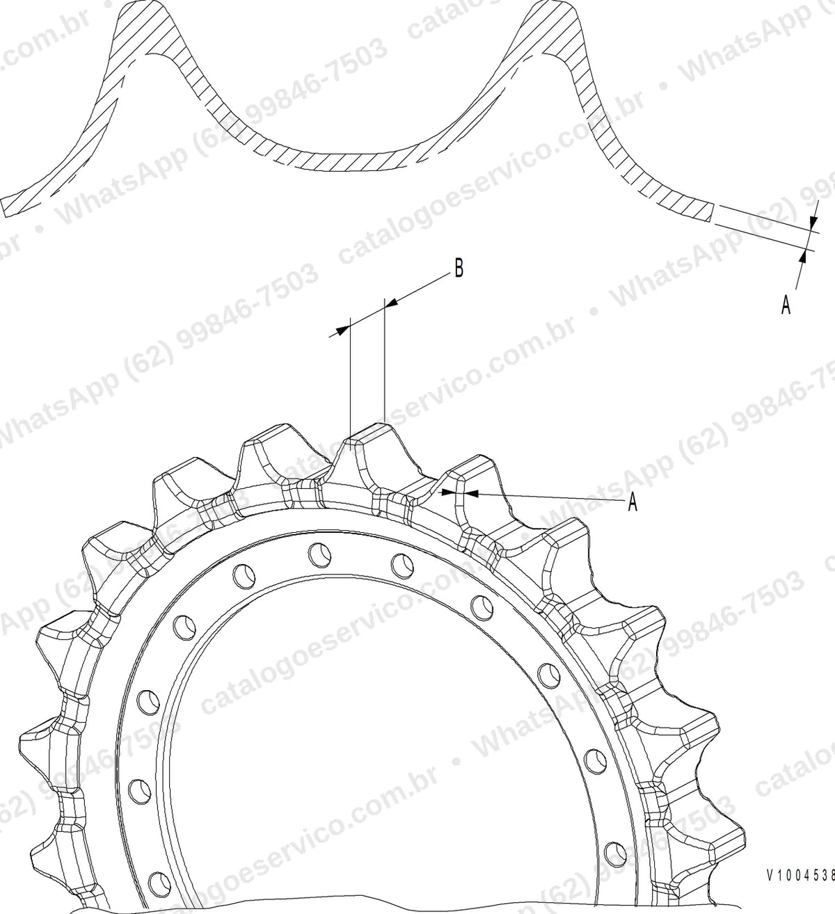 Manual de serviço Volvo ECR145E (L, LM): ilustração técnica 4