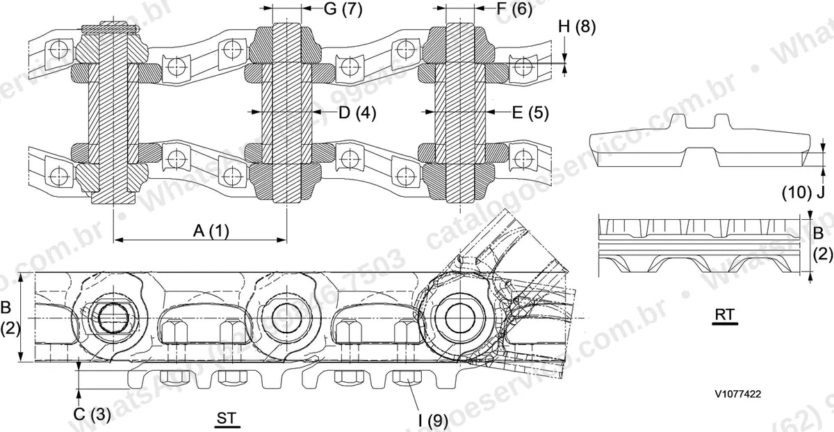 Manual de serviço Volvo ECR58D: ilustração técnica 2