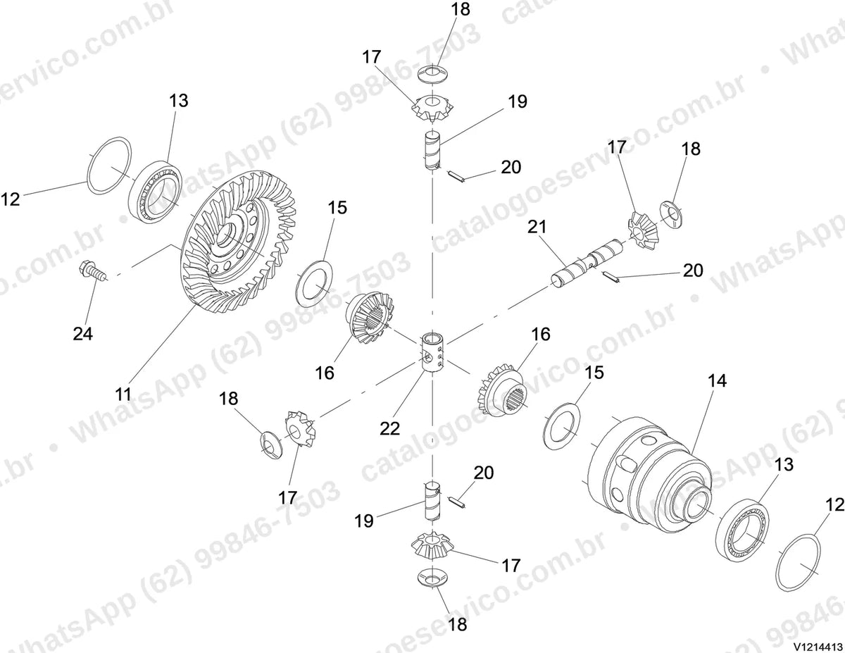 Manual de serviço Volvo EW60E: ilustração técnica 4