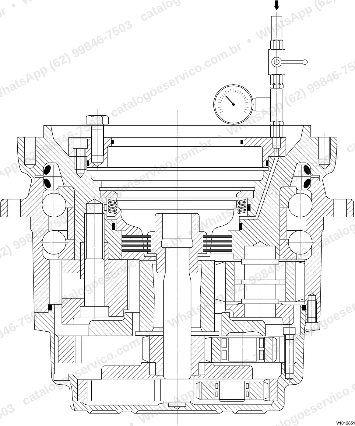 Manual de serviço Volvo FB2800C: ilustração técnica 3