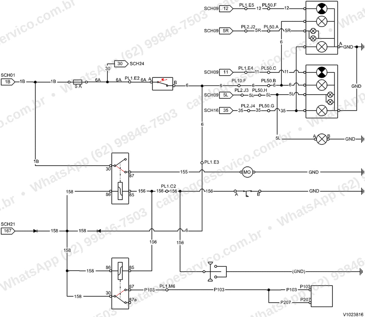 Manual de serviço Volvo G710B: ilustração técnica 4
