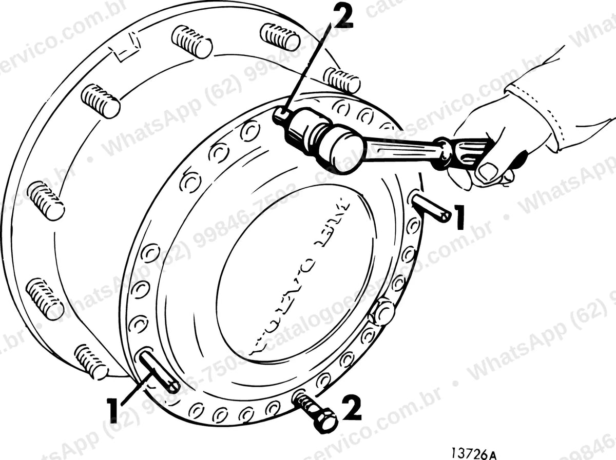 Manual de serviço Volvo L150C LB: ilustração técnica 4