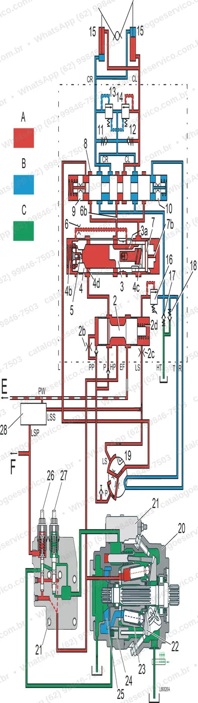 Manual de serviço Volvo L330D: ilustração técnica 4