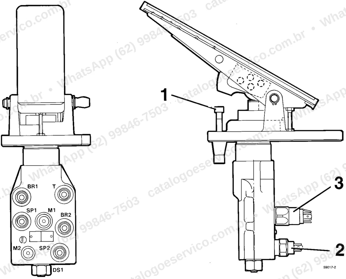 Manual de serviço Volvo L70B: ilustração técnica 3