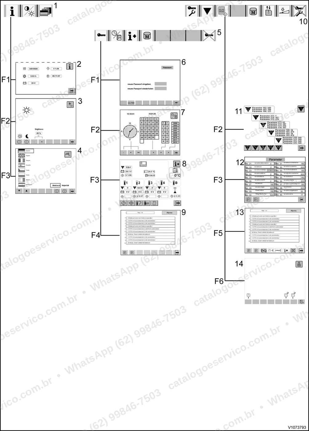 Manual de serviço Volvo MW500: ilustração técnica 3