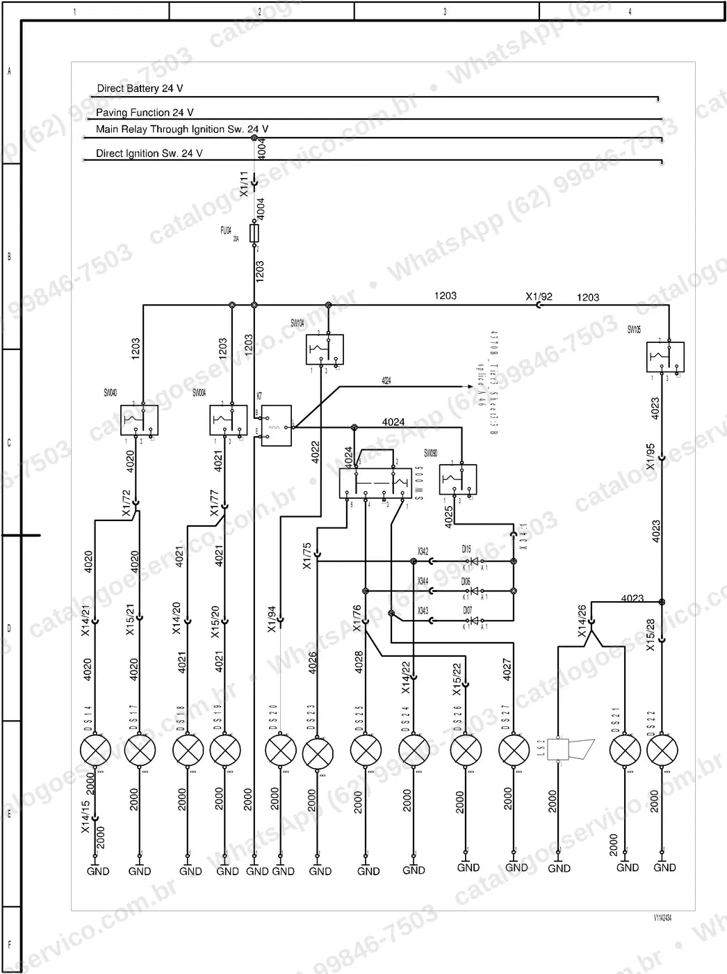 Manual de serviço Volvo P4370B ABG: ilustração técnica 2