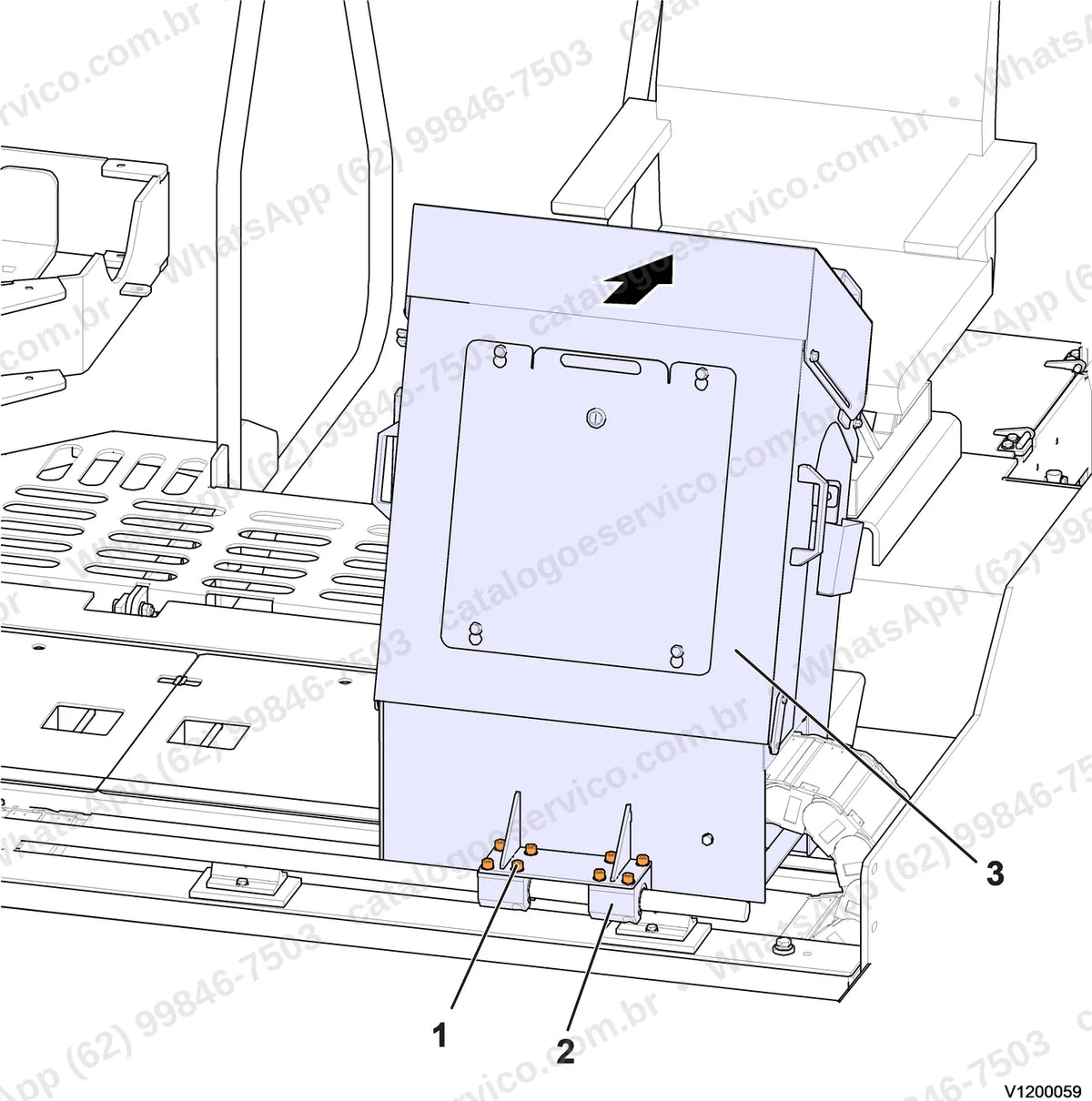 Manual de serviço Volvo P4370B ABG: ilustração técnica 3