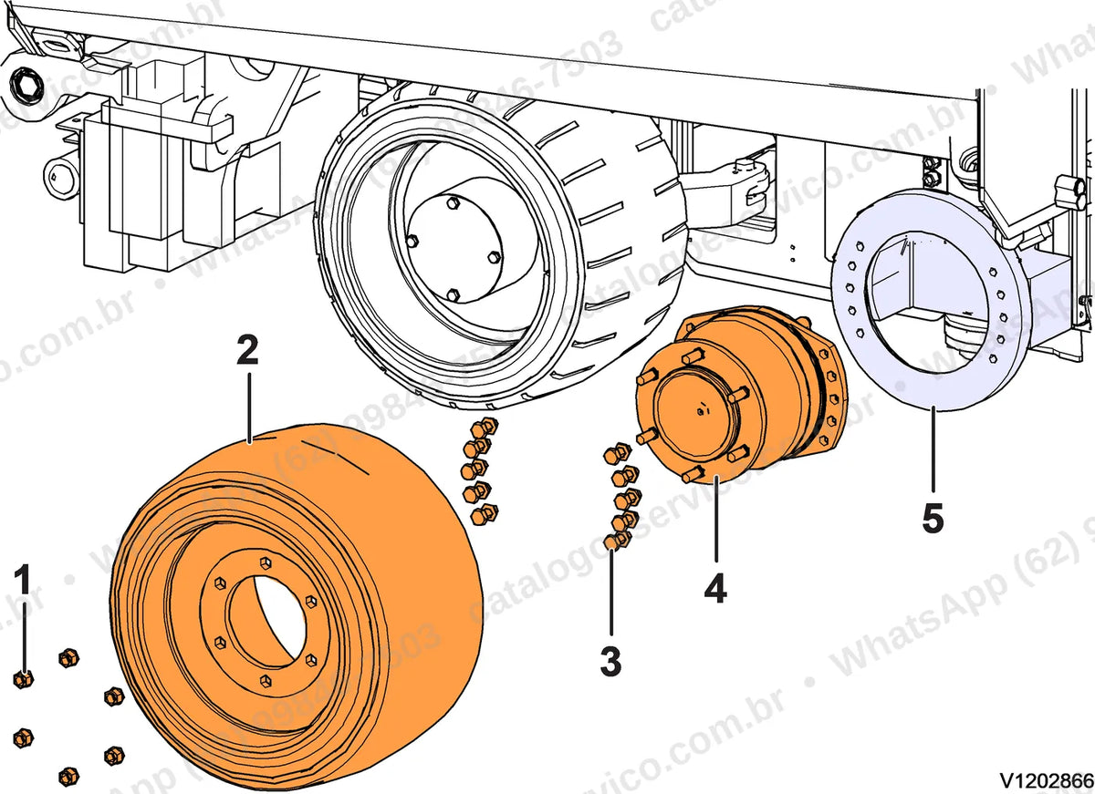 Manual de serviço Volvo P4370D ABG: ilustração técnica 4