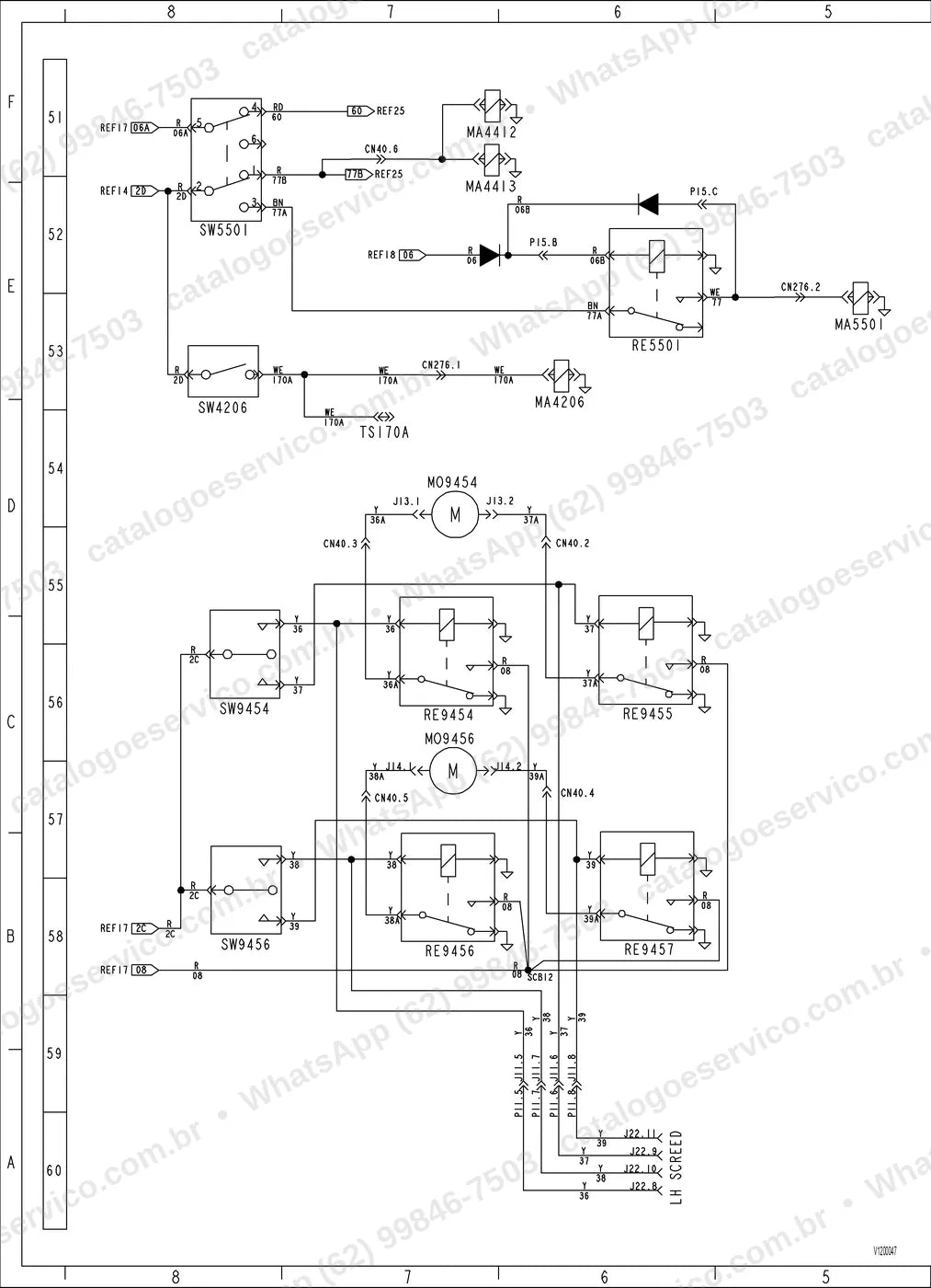 Manual de serviço Volvo P4410B: ilustração técnica 2