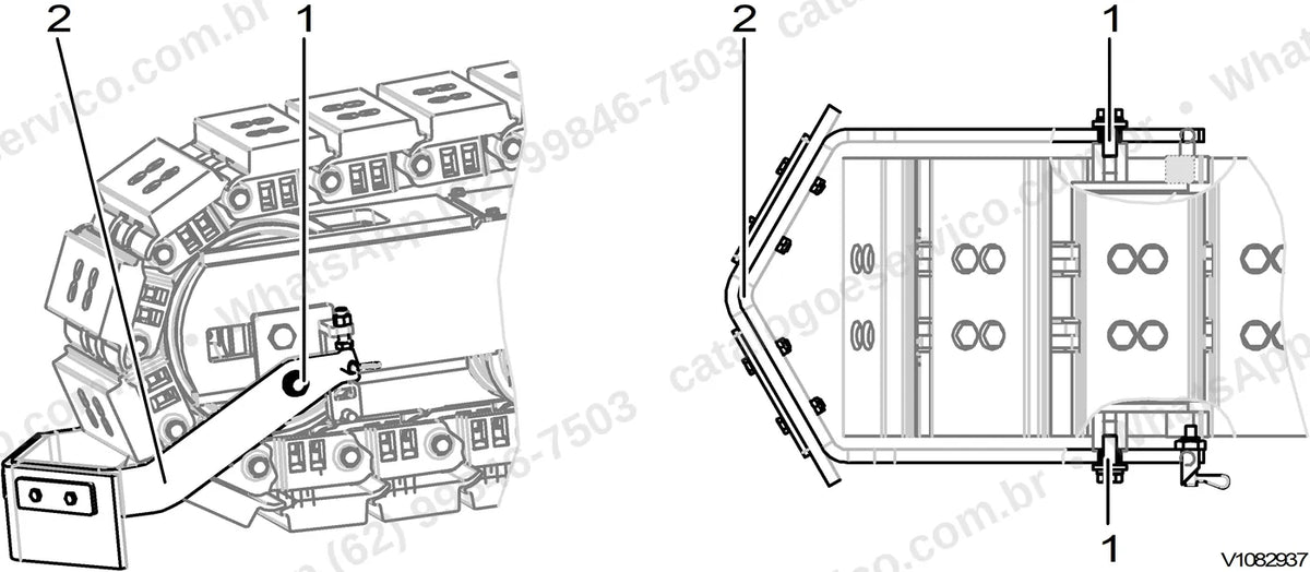 Manual de serviço Volvo P5320D ABG: ilustração técnica 4