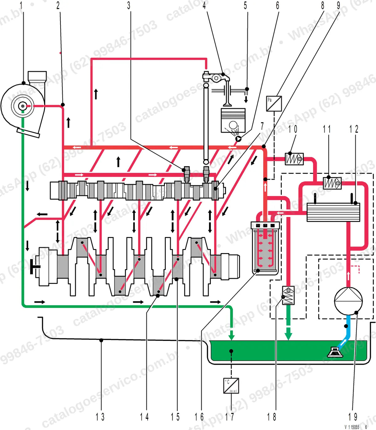 Manual de serviço Volvo P6720D (L, LC4): ilustração técnica 2