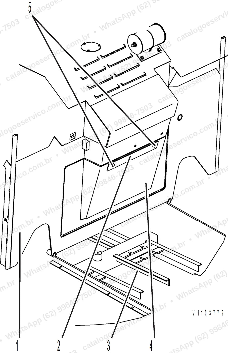Manual de serviço Volvo P6820C ABG: ilustração técnica 3