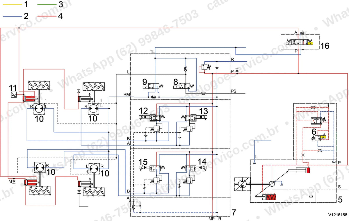 Manual de serviço Volvo P6870D: ilustração técnica 3